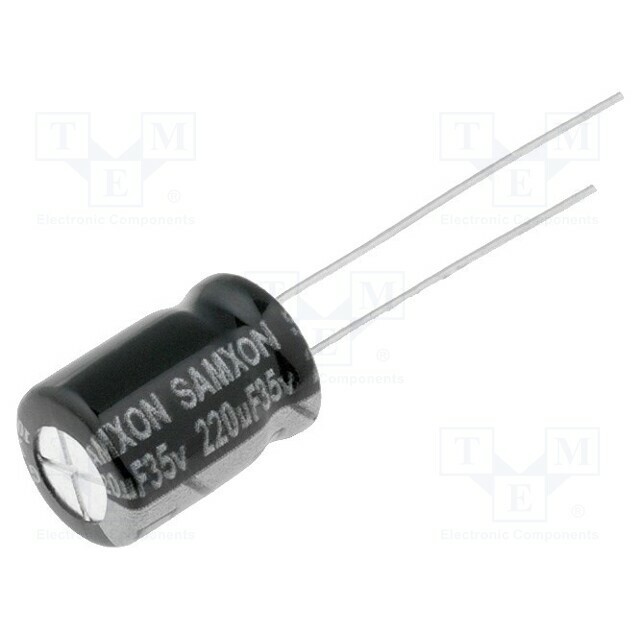 SAMXON Capacitor: electrolytic; low ESR; THT