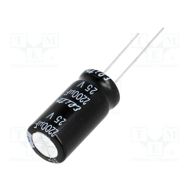 ELITE Capacitor: electrolytic; THT; 2200uF; 25VDC