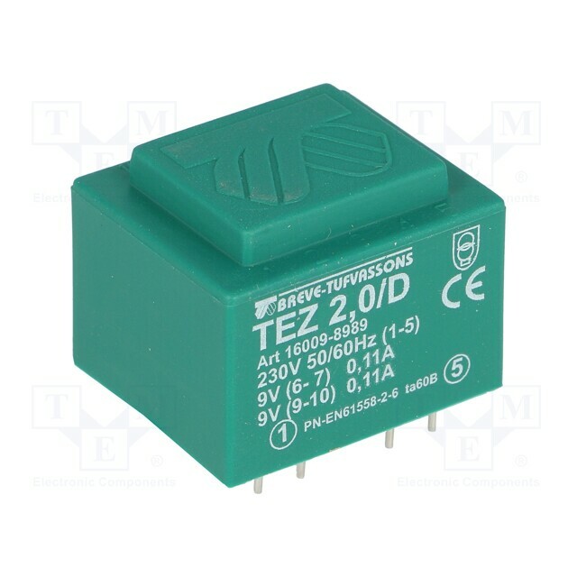 BREVE TUFVASSONS Transformer: encapsulated; 2VA; 230VAC