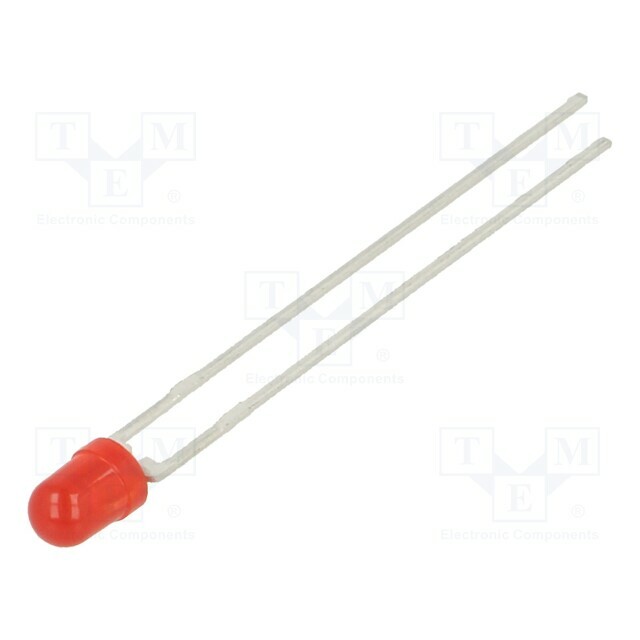 VISHAY LED; red; 3mm; 2.5÷14mcd