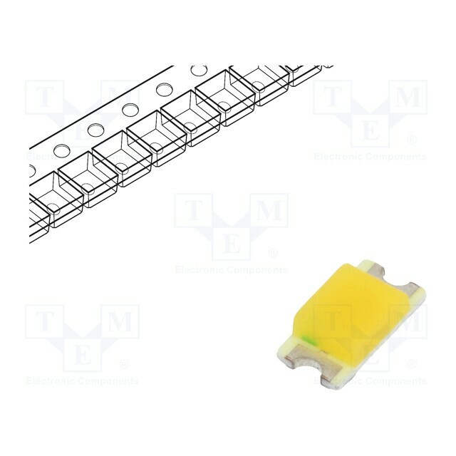 OPTOSUPPLY LED; white warm; SMD; 500÷700mcd
