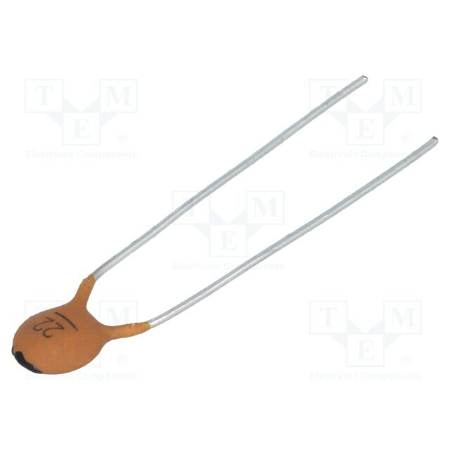 SR PASSIVES Capacitor: ceramic; 22pF; 100V