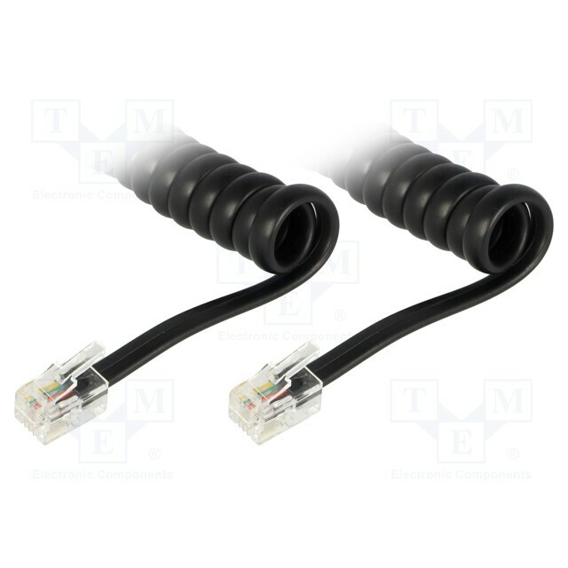 BQ CABLE Cable: telephone; coiled,interlaced