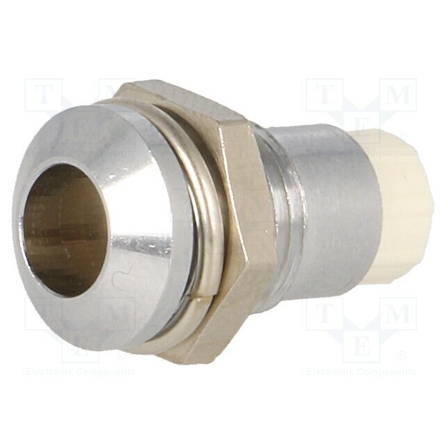 SIGNAL-CONSTRUCT LED holder; 5mm; chromium; metal