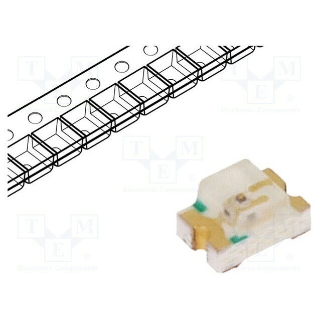 LUCKY LIGHT LED; yellow; SMD; 0805