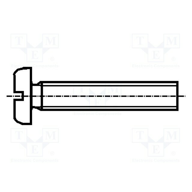 BOSSARD Screw; M3; M3x10; 0.5
