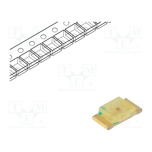 KINGBRIGHT ELECTRONIC LED; yellow; SMD; 1206