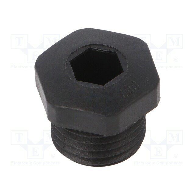Stopper; PG7; IP54; polyamide; black; V-NE