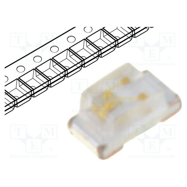 OPTOSUPPLY LED; green; SMD; 0603; 120÷220mcd