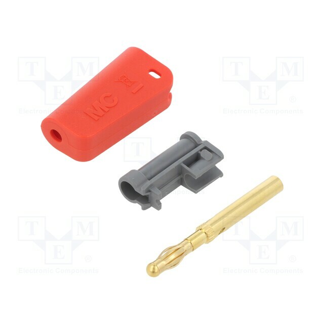 STAUBLI Laboratory connector: 4mm banana; plug