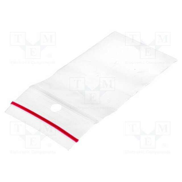 PLAST Self-seal bag; L: 60mm; Width: