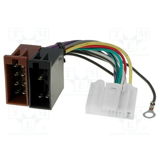 4CARMEDIA Connector; ISO; Fiat,Mazda,Nissan