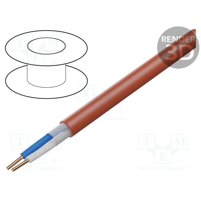 Wire: control cable; HTKSH; 1x2x0.8mm