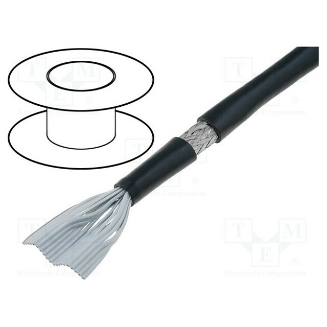 3M Wire: ribbon; round; 1.27mm