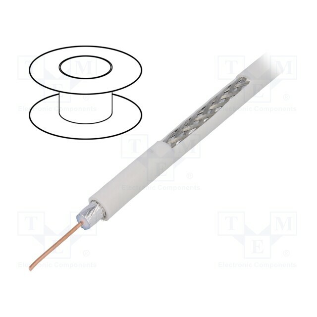TELESTE Wire: coaxial; RG6; wire; Cu