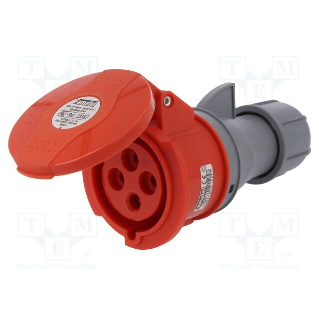 FAMATEL Connector: AC supply 3-phase; socket