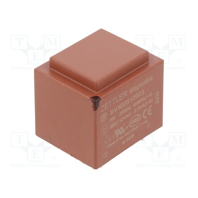 ZETTLER Transformer: encapsulated; 2.3VA; 230VAC