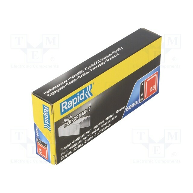 RAPID Staples; 4mm; 5000pcs; TYP 53