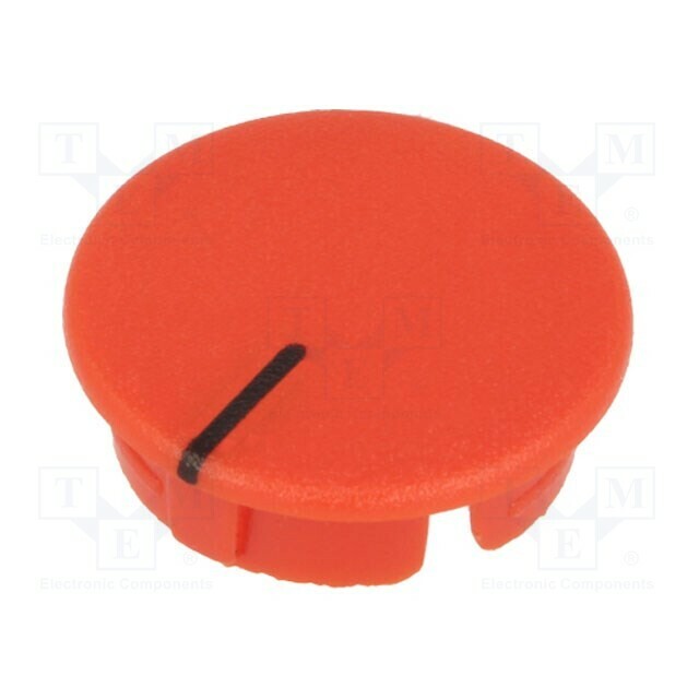 OKW Cap; ABS; red; push-in; Pointer: