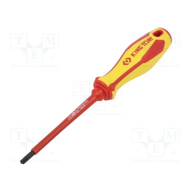 KING TONY Screwdriver: insulated; PlusMinus PH-type