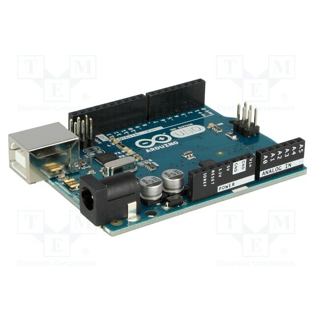 Dev.kit: Arduino; ATMEGA328; prototype board