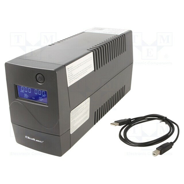 Power supply: UPS; 600W; 1kVA; 230V