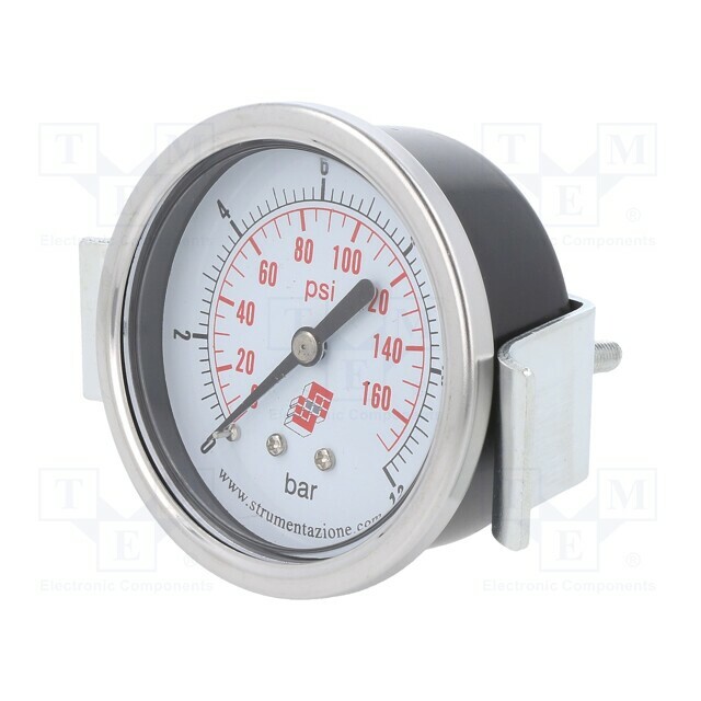 PNEUMAT Manometer; 0÷12bar; rear connection; Thread: