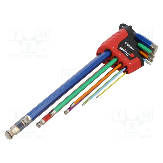 Wrench: hex key-set; spherical; MagicRing®; 9pcs