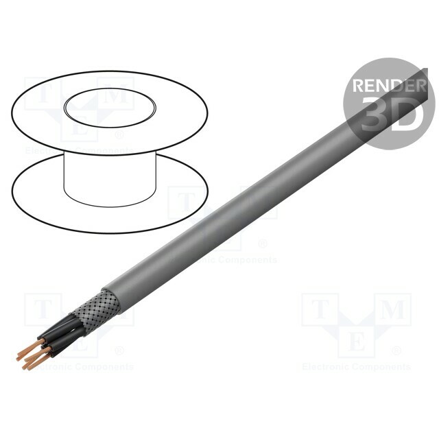HELU Wire; OZ; OZ500-HMH-C; 5x0.75mm2