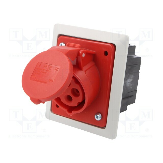 PCE Connector: AC supply 3-phase; socket