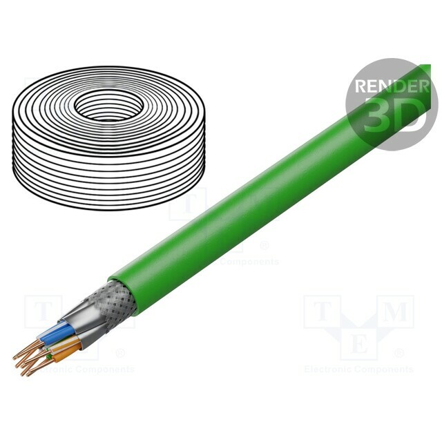 DIGITUS Wire; S/FTP; Cat 8.2