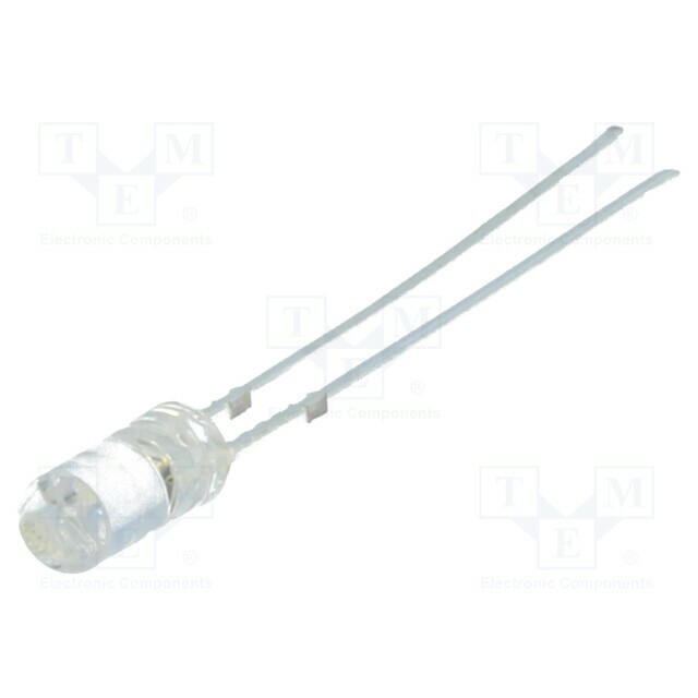 OPTOSUPPLY LED; blue; 3mm; 220÷330mcd; 110°