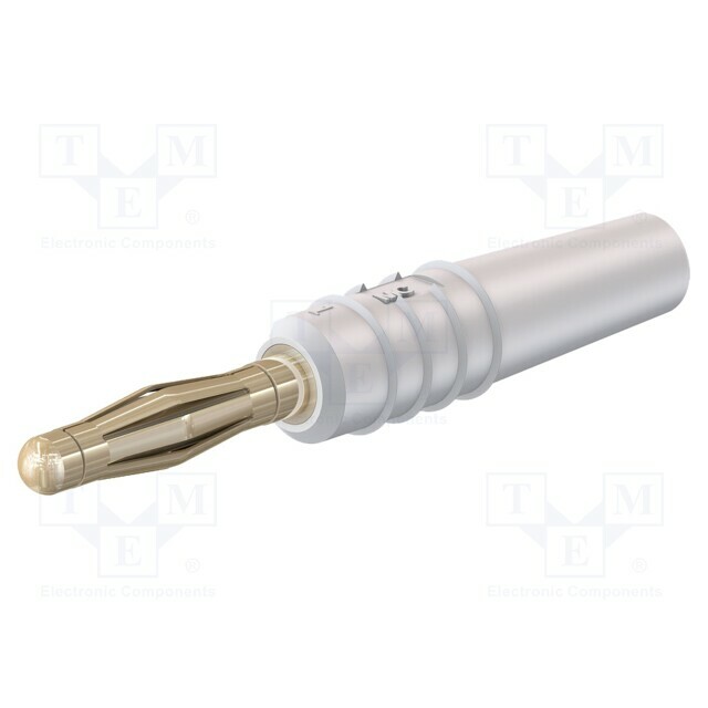 STAUBLI Laboratory connector: 2mm banana; plug