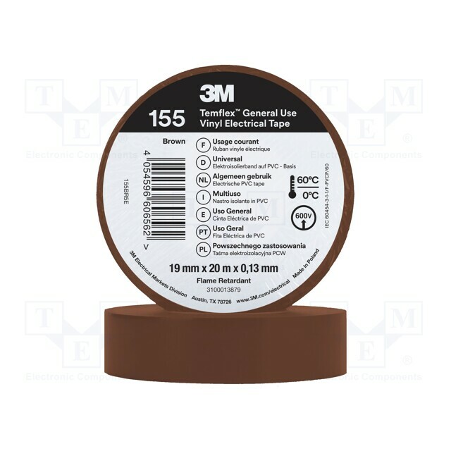 Tape: electrical insulating; W: 19mm; L: