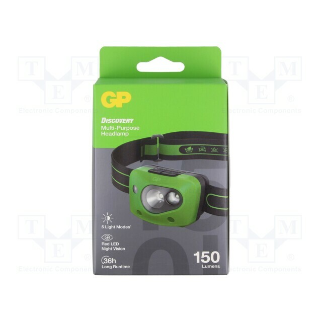 Torch: LED headtorch; IPX4; waterproof; 35lm