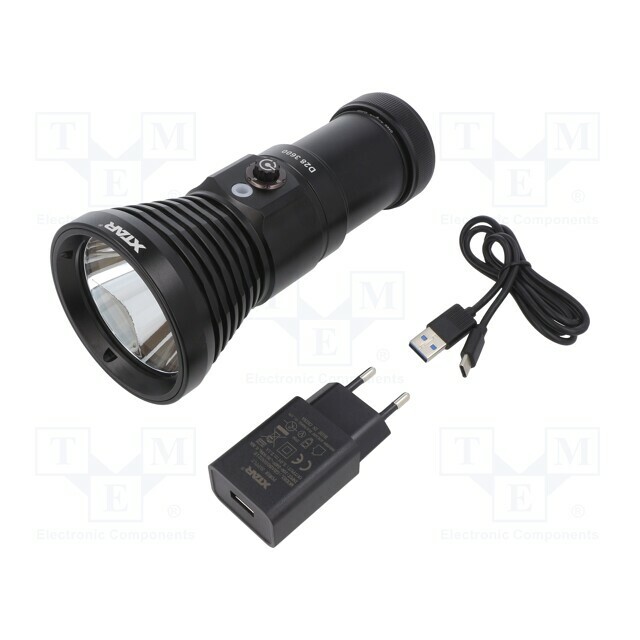 Torch: LED; IPX8; 200lm,500lm,2000lm