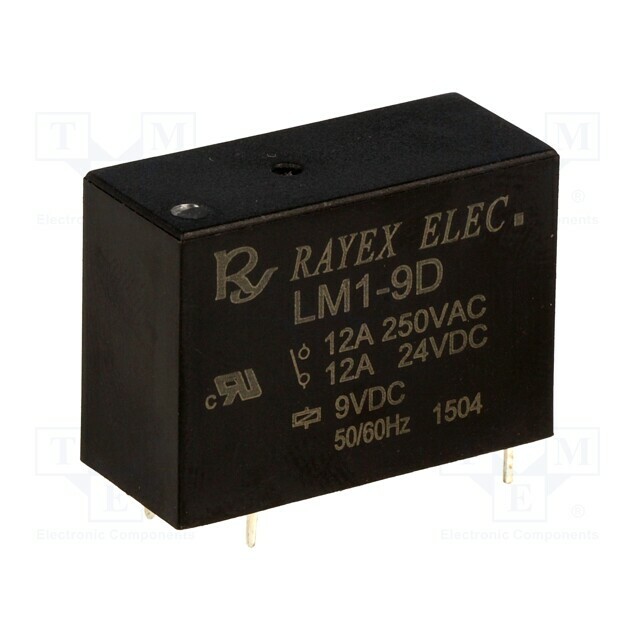 RECOY/RAYEX ELECTRONICS Relay: electromagnetic; Ucoil: 9VDC