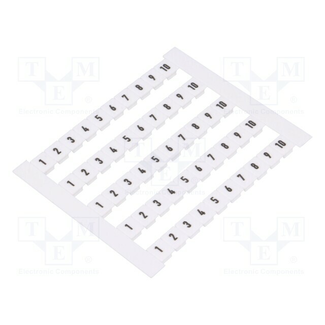 WEIDMÜLLER Marker; Marking: 1-10; white; 5mm