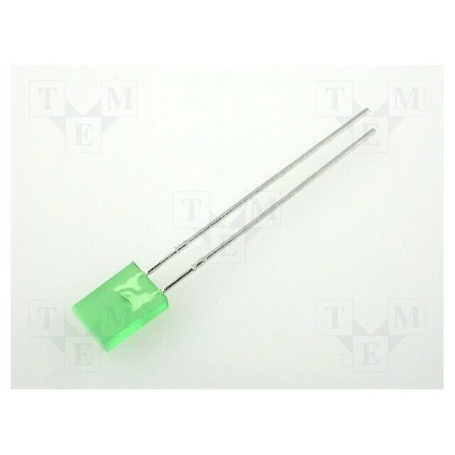 KINGBRIGHT ELECTRONIC LED; green; rectangular; 5x2mm