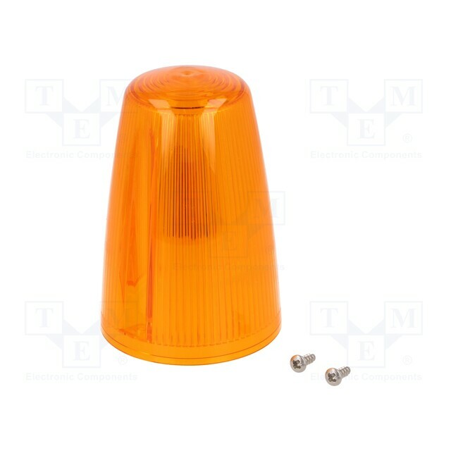 MOFLASH SIGNALLING Cloche; orange; IP65; Ø98x167mm