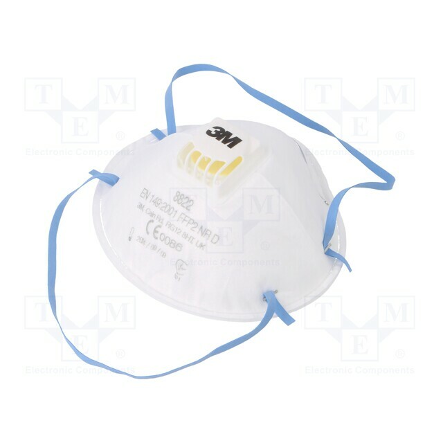 Dust respirator; disposable,with valve; Classic