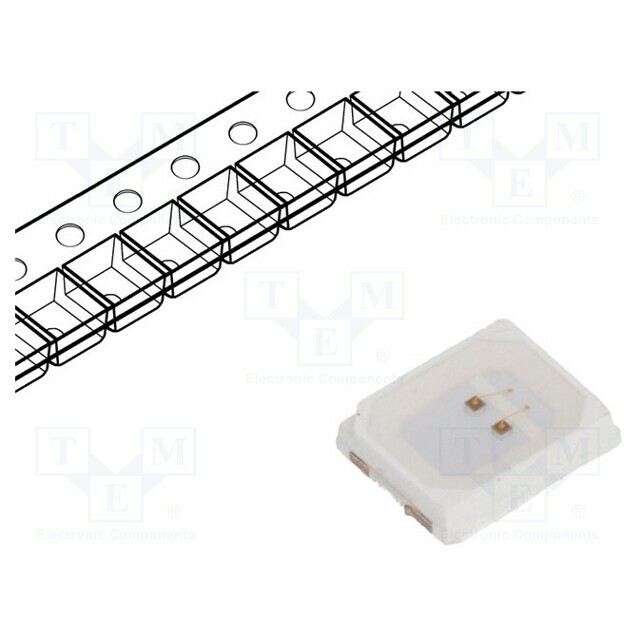 LUCKY LIGHT LED; orange; SMD; 300mcd