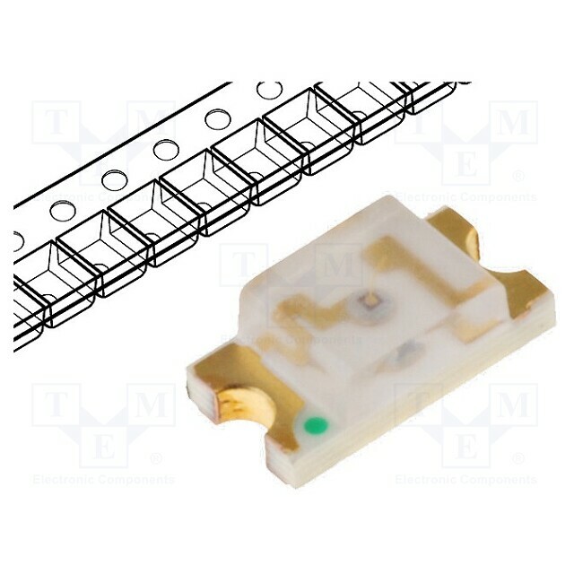 LUCKY LIGHT LED; orange; SMD; 120mcd