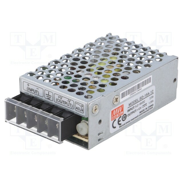 MEAN WELL Converter: DC/DC; 15W; Uin: