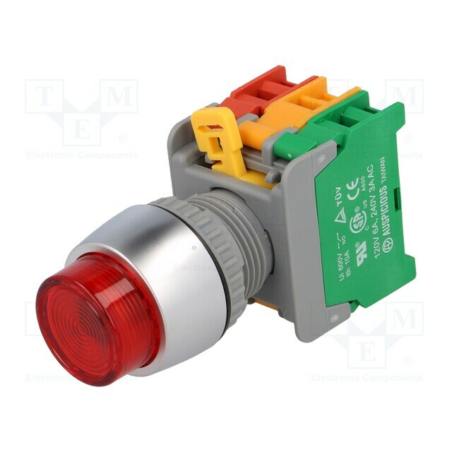 AUSPICIOUS Switch: push-button; 22mm; Stabl.pos: