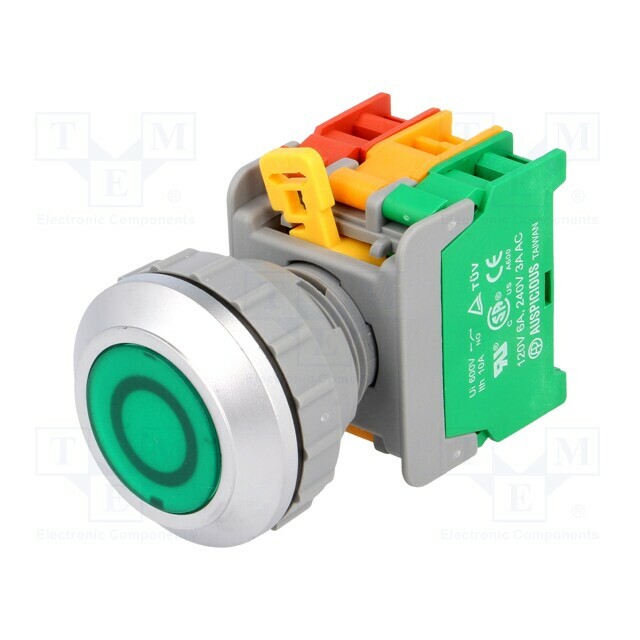 AUSPICIOUS Switch: push-button; 30mm; Stabl.pos: