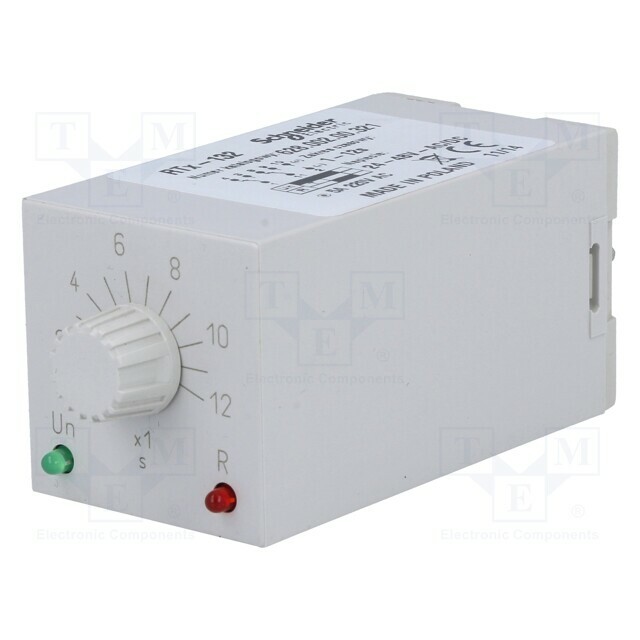 SCHNEIDER ELECTRIC Timer; 1÷12s; DPDT; 230VAC/5A
