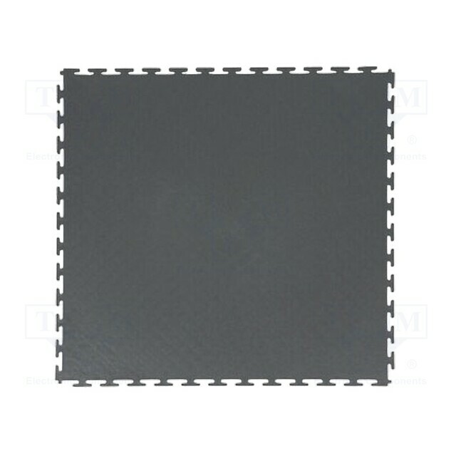 STATICTEC Mat: floor; antislip; ESD; grey
