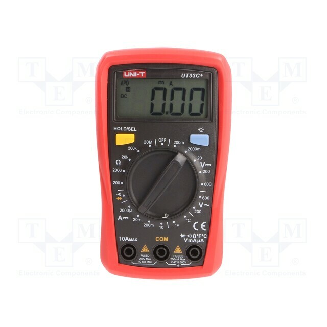 UNI-T Digital multimeter; LCD; VDC: 200mV