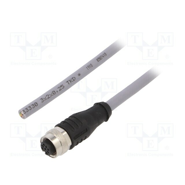 KUBLER Cable: for sensors; PIN: 5